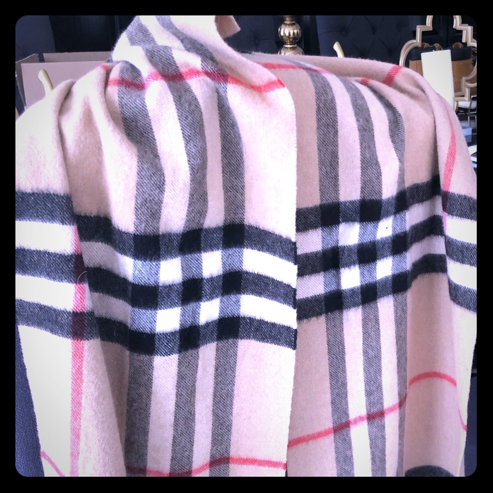 Authentic Burberry cashmere scarf